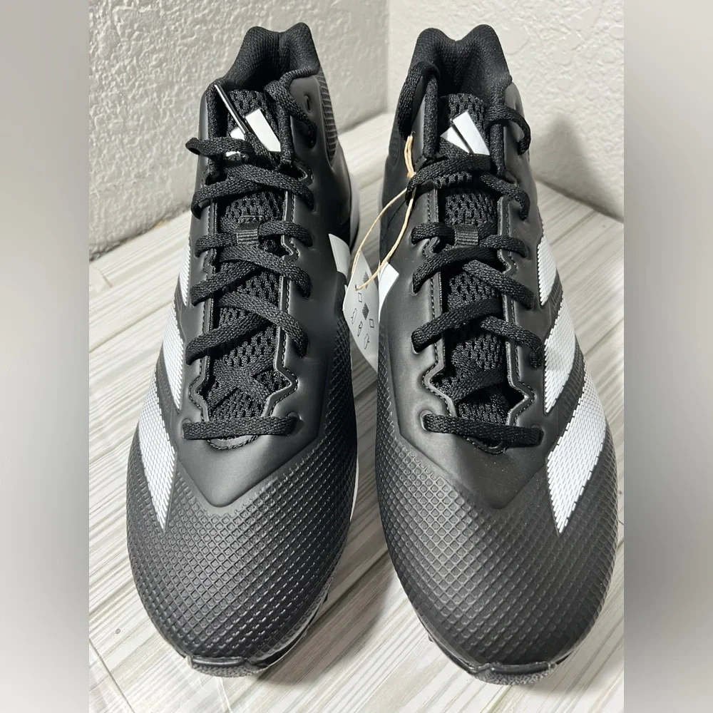 Adidas‎ Adizero impact .2 molded rubber men’s football cleats IF5102 black 11.5